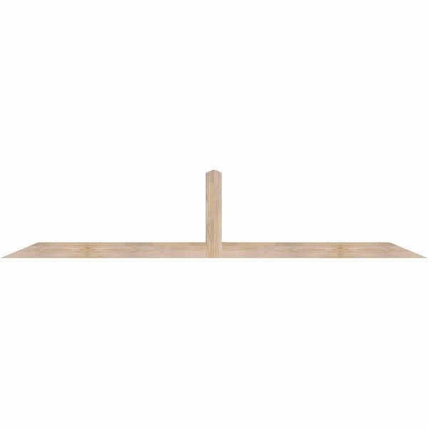 Ekena Millwork Portland Smooth Timber Gable Bracket, Douglas Fir, 96"W x 20"H x 3 1/2"D x 3 1/2"F, 5/12 Pitch GBW096X20X0404POR00SDF - main